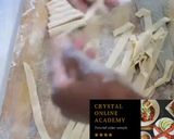 A picture of step 3 of Making fresh pasta(spaghetti).