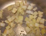A picture of step 1 of Beans on toast my way.