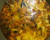 A picture of step 8 of Dal dhokli.