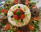 صورة لخطوة 4 من وصفة سلطة الروز مع الخضار مع اللحم محمر