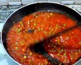A picture of step 12 of Dhaba style matar masala.