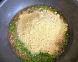 A picture of step 2 of Soft Makai Rotla Loaded With Veggies (Serve With Green Garlic Chutney & jaggery).