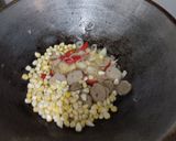 Foto langkah ke 3 dari resep Oseng pokcoy bakso jagung manis.