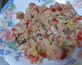 Foto del paso 3 de la receta: Calabacín relleno de pescado (aprovechamiento)