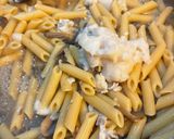 Foto del passaggio 5 della ricetta Penne con Funghi e Platessa