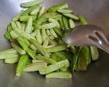 A picture of step 2 of Tendli pickle (ivy gourd).