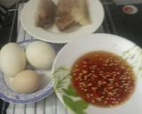 Hình bước làm 2 của món Thịt heo luộc ăn với trứng