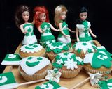 A picture of step 10 of Mini Readymade cupcakes fondant dolls 🇵🇰.