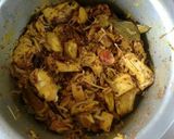 A picture of step 6 of Kathal (jackfruit) do pyaja.