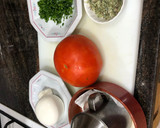 Foto del paso 1 de la receta: Timbal de tomate y queso burrata