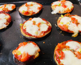 Padlizsán pizza recept fázis 5 fotója