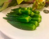 涼拌秋葵的食譜步驟4照片