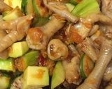 Hình bước làm 6 của món CHÂN GÀ LẮC XOÀI, CÓC