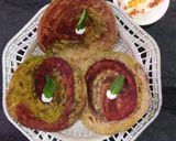 A picture of step 9 of Millets & Vegetables colourful Paratha.