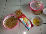 Gabin goreng isi ragout sayur