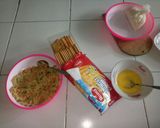 Foto langkah ke 7 dari resep Gabin goreng isi ragout sayur.