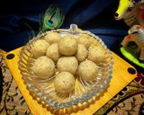A picture of step 6 of Magaj Ladoo (Wheat flour ladoos).
