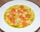 Zöldséges bableves recept fázis 2 fotója