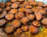 🌲 Pirított lencse fokhagymával, kolbásszal és tükörtojással 🥘 recept fázis 1 fotója