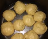 Foto langkah ke 3 dari resep Coffee buns /Roti boy /Roti O isi cokelat.