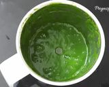 A picture of step 2 of Palak Paneer.