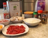 Foto del paso 1 de la receta: Tagliatellis de arroz con ternera y bacon