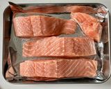 A picture of step 4 of Roasted Salmon Glazed With Brown Sugar and Mustard.