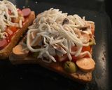 รูปขั้นตอนการทำที่ 4 ของ Bread Pizza Mexican Veggie