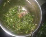 A picture of step 3 of Spring Onion Pakoda /Fritters.