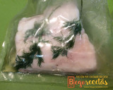 Foto del paso 4 de la receta: Merluza al aroma de eneldo gratinada con mayonesa de azafrán - Sous Vide