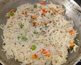 A picture of step 3 of Coconut Milk Pulao.