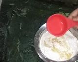 A picture of step 2 of Santa Claus Cake.