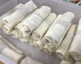 A picture of step 7 of Chicken Spring Rolls.