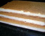 Foto del paso 3 de la receta: Chaja (torta con dulce de leche, crema y duraznos)