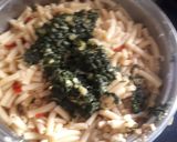 A picture of step 1 of Pasta and Spinach.