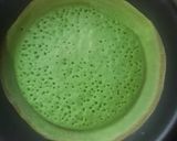 Foto langkah ke 4 dari resep MARTABAK PANDAN isi keju dan coklat.