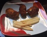 Foto del paso 4 de la receta Flamenquines de pollo con jamón dulce y queso light