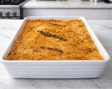 صورة لخطوة 4 من وصفة كسرول بروكلي 🥦 و البطاطا 🥔 بالجبنه📎