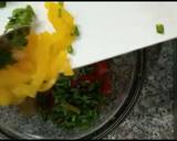 Half fry egg and mixed vegetables egg with paratha recipe step 4 photo