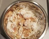 A picture of step 1 of General Tso's Chicken.