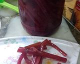 Foto del paso 3 de la receta: Pickles de pencas de remolacha
