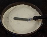 A picture of step 17 of White Chocolate Mint Cream Torte with Chocolate Cream Topping.