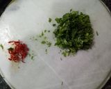 A picture of step 1 of Crunchy Papad Roll.