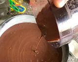صورة لخطوة 4 من وصفة 😍 كيكه شوكولاته سوداء 😍