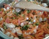 Foto del paso 6 de la receta: Lasaña de espinaca, mix de verduras, pollo y queso de cabra