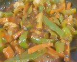 A picture of step 9 of Stir fry veggies in szechuan.