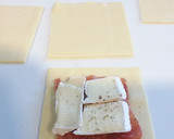 Foto del paso 2 de la receta: Hojaldres rellenos con jamón serrano y queso brie