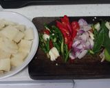 Foto langkah ke 1 dari resep Kulit Sapi Pedas Saus Teriyaki.