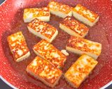 A picture of step 2 of Hyderabadi Paneer Masala.