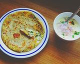 A picture of step 6 of Paneer paratha recipe.